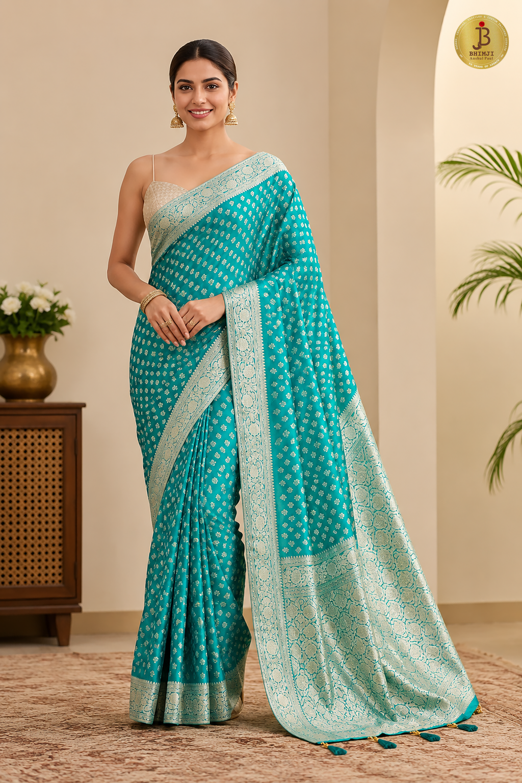 Noor-e-Firoza Banarasi Silk Saree