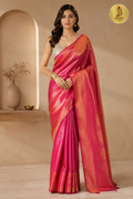 Rani Pink Banarasi Silk