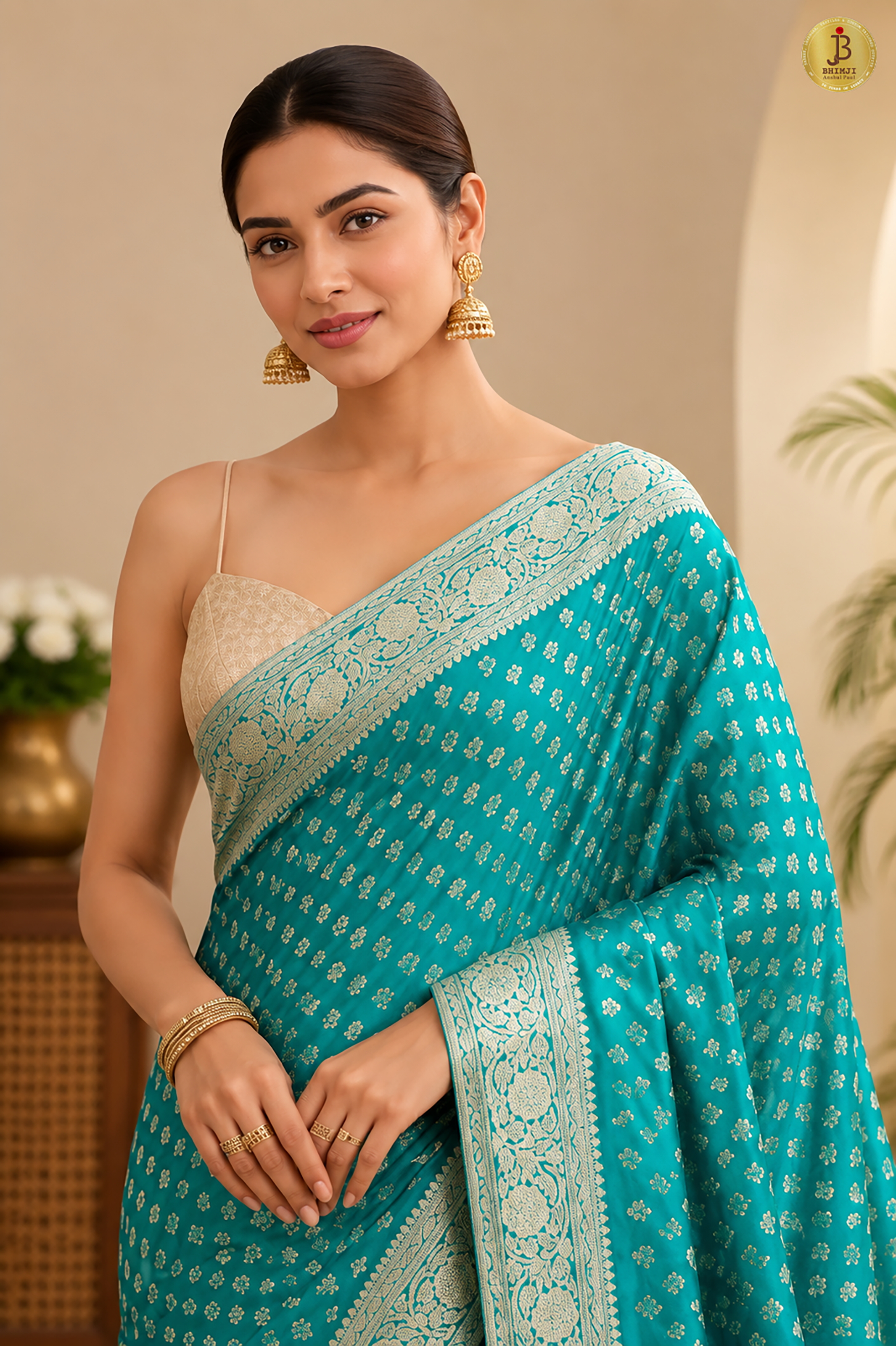 Noor-e-Firoza Banarasi Silk Saree