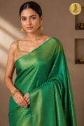 Noor-E-Panna  Banarasi Saree