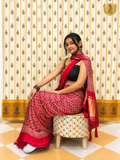 Noor-E-Ajrakh Saree